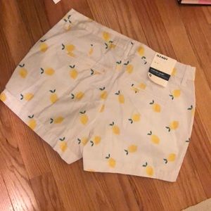 Old navy lemon shorts